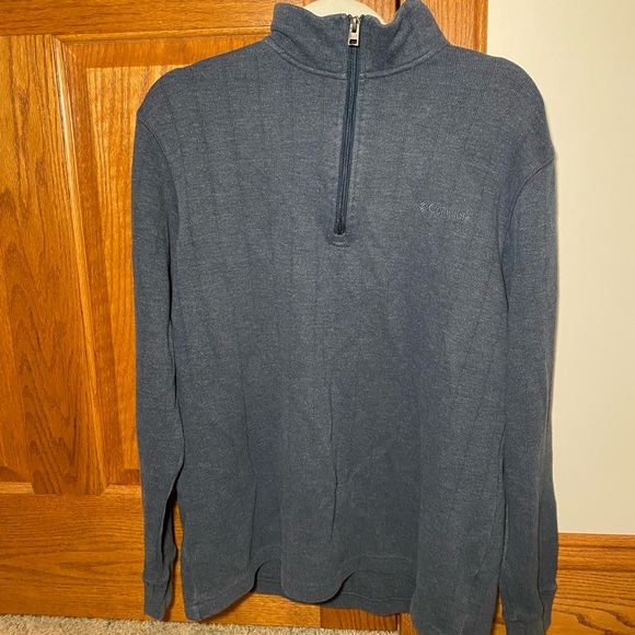 Men’s Columbia 1/4 Zip Pullover, Slate Blue - Picture 4 of 5